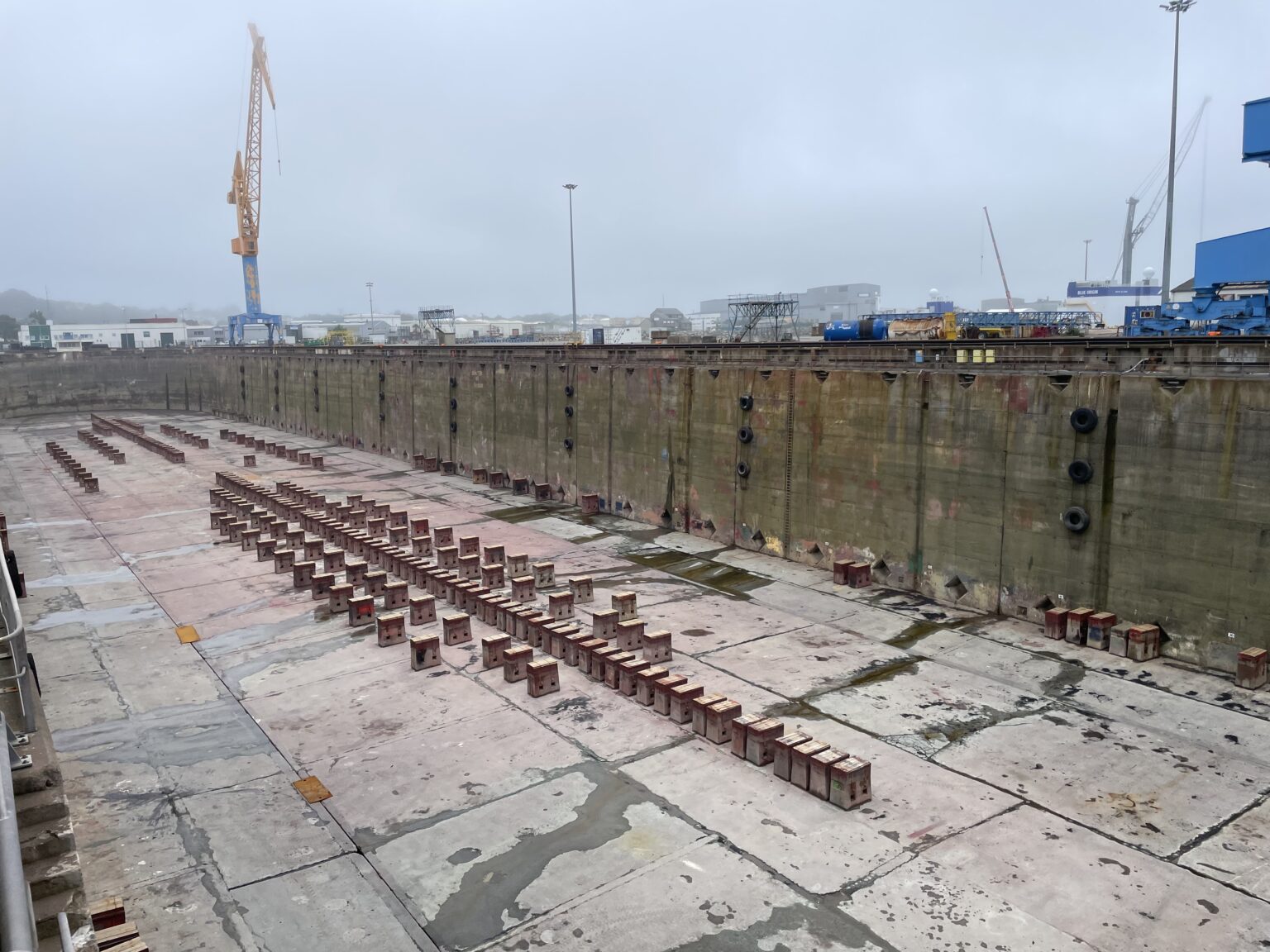 Forme de radoub n°2 port de commerce de Brest