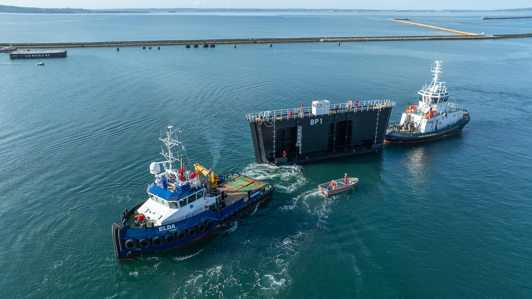 Nouveau bateau-porte BrestPort