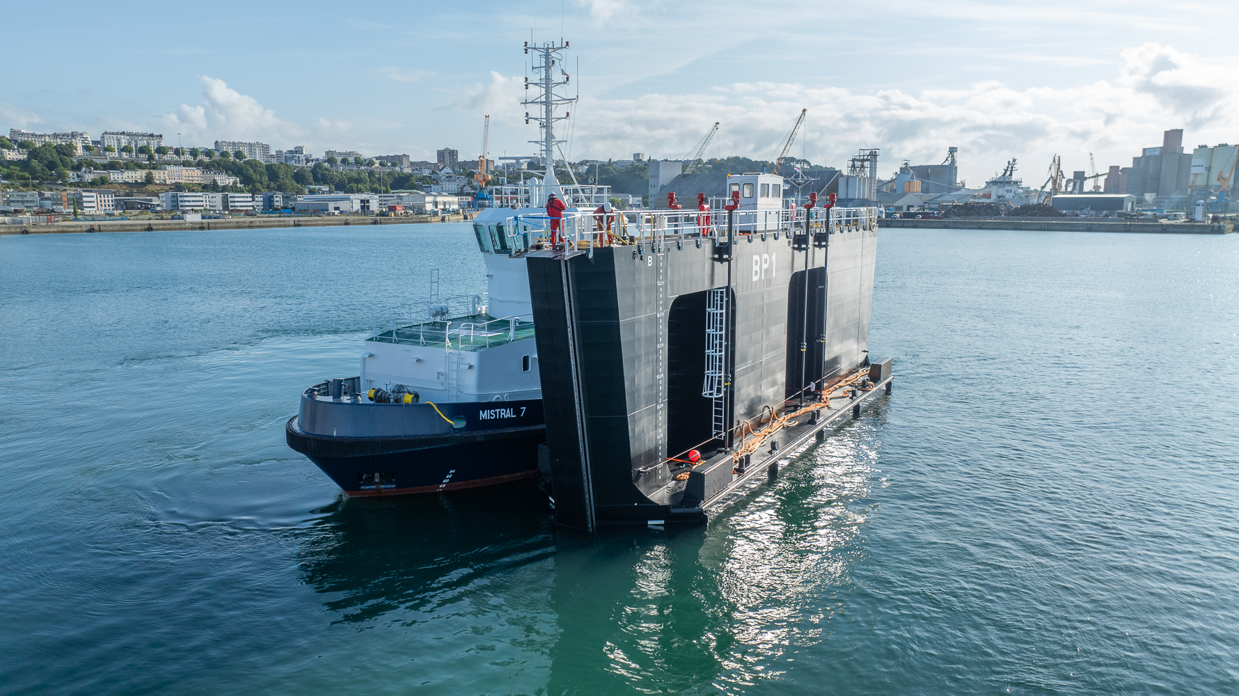 Nouveau bateau-porte BrestPort
