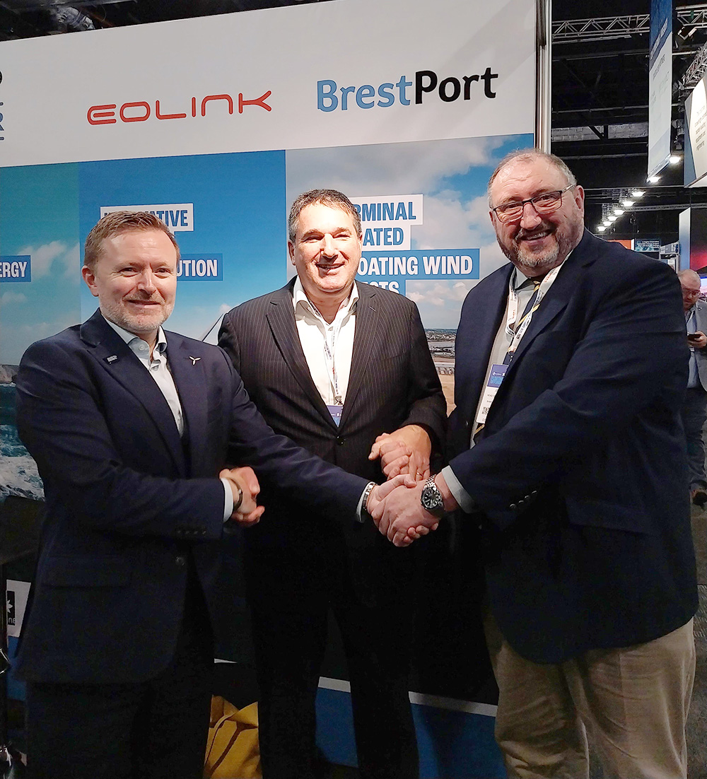 Signature de l'adhésion à l'Alliance mondiale des ports pour l’éolien flottant en mer