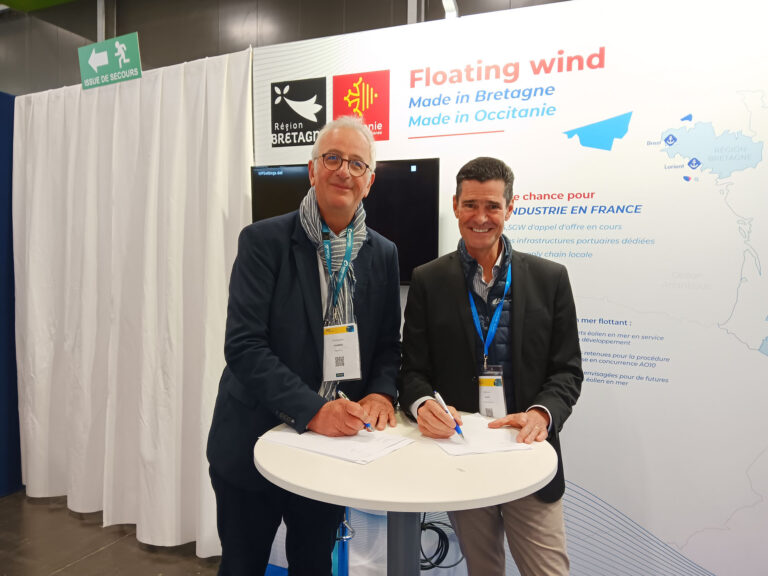 Christophe Chabert et Antoine Kuhn au salon Seanergy